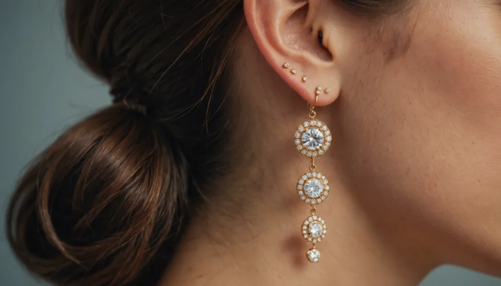 boucle d'oreilles 2eme trou