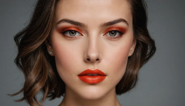 rouge à lèvre rouge orangé